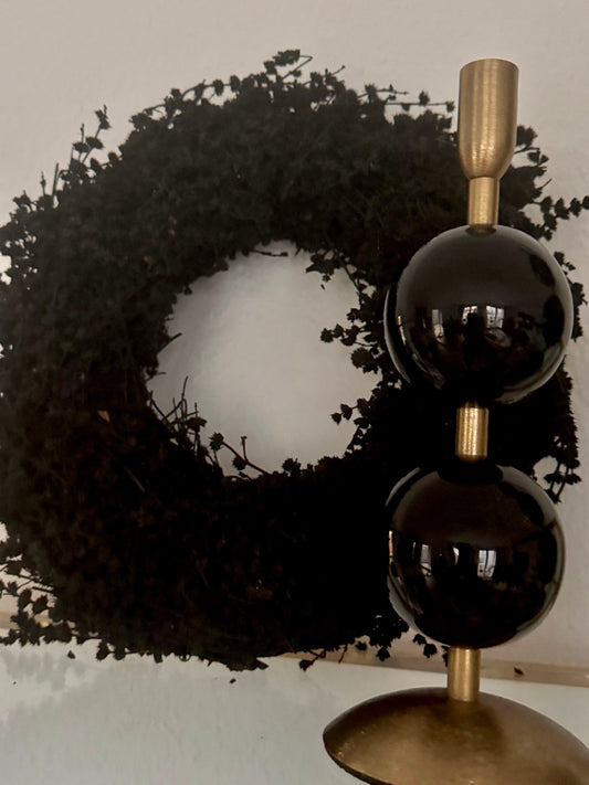 Wild Lavendel Kranz Schwarz ø 35 cm