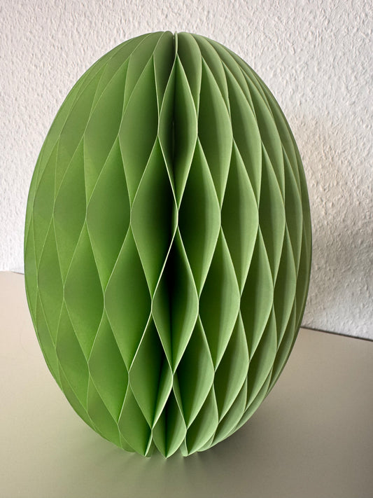 Papier Osterei in Grün 40 cm