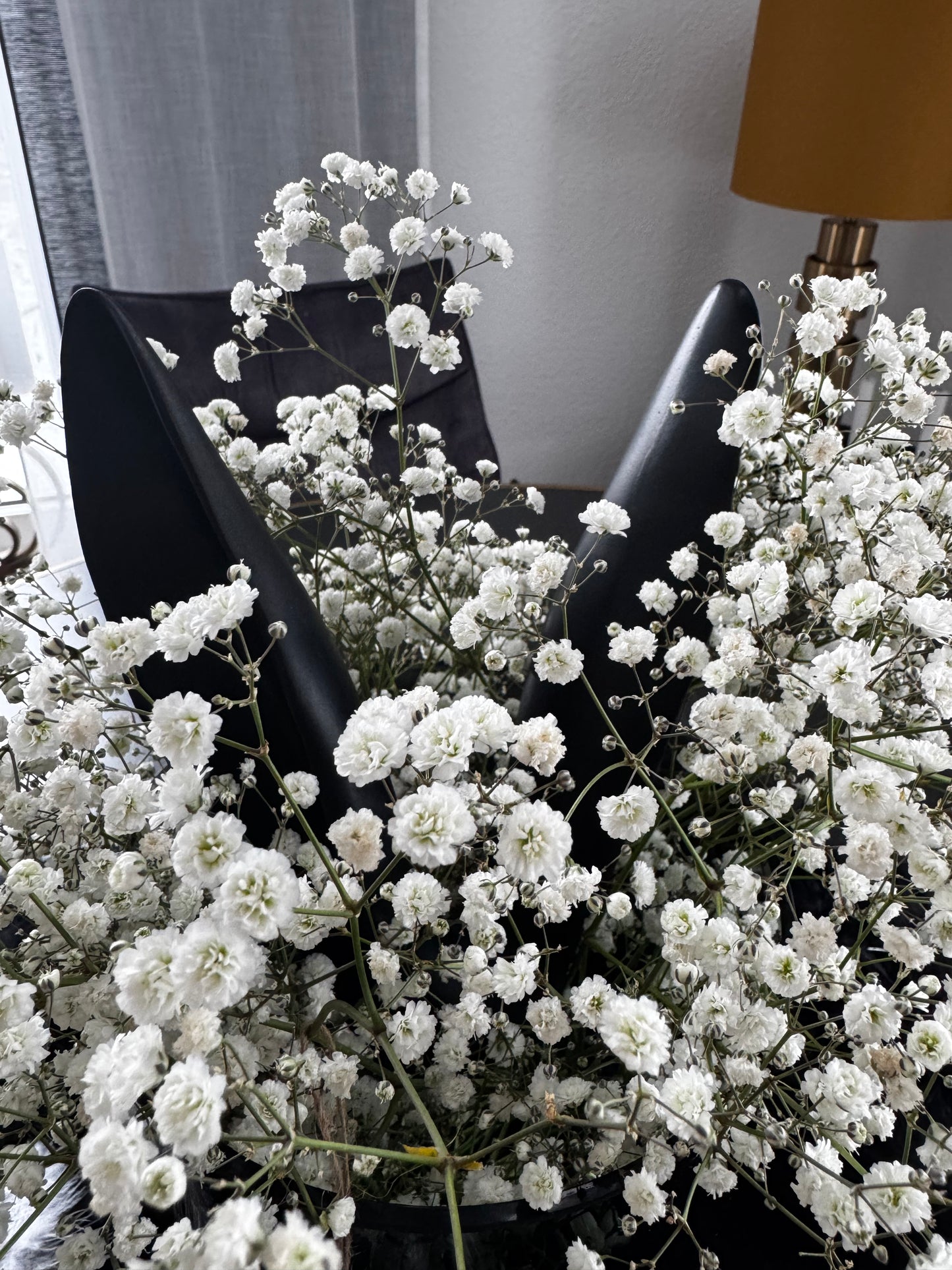 Deko Hasenohren  Zonda in Dunkelschwarz / matt von Exner 18x5x23,5 cm