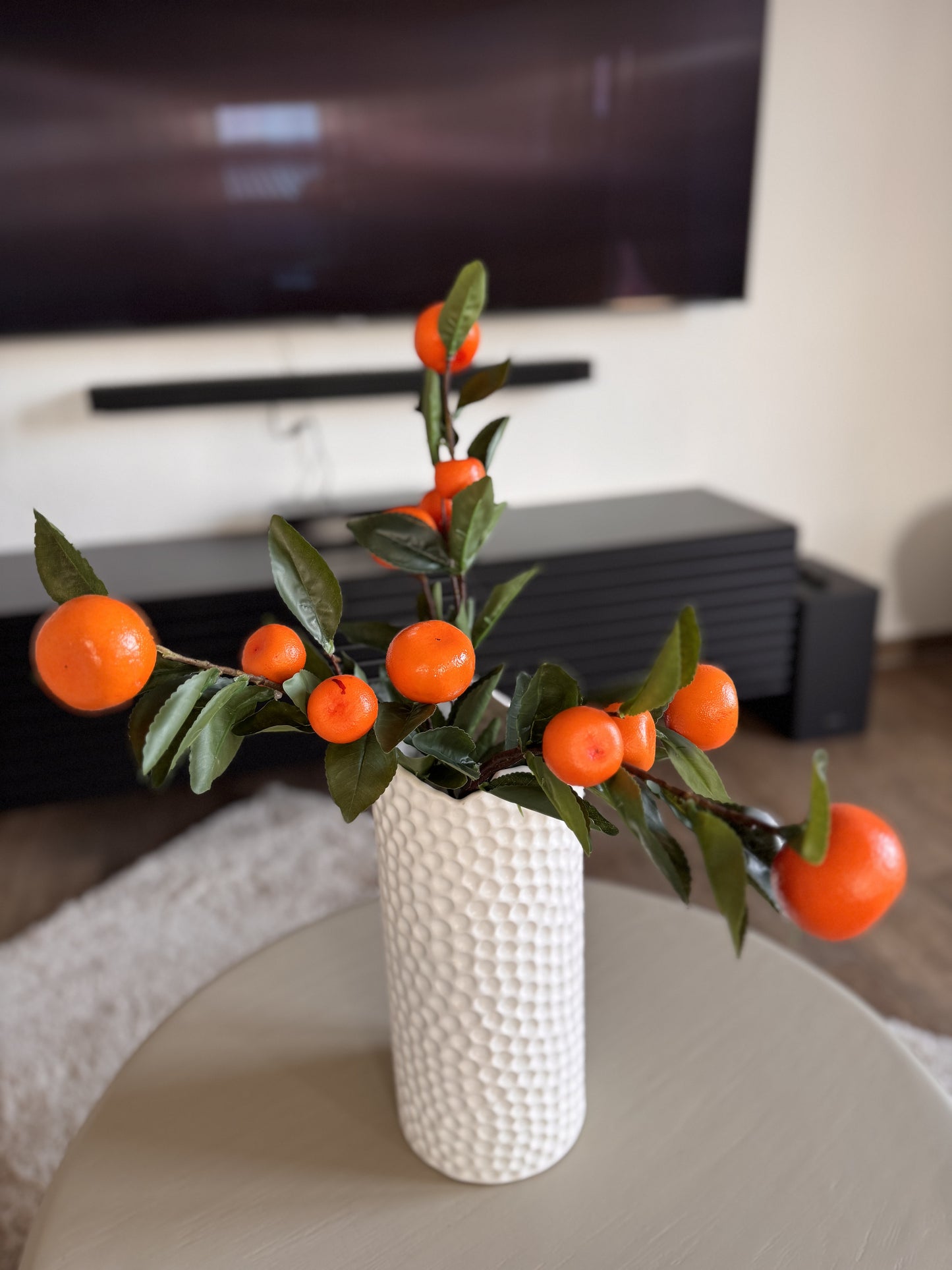 Künstiliche Orangen Zweige