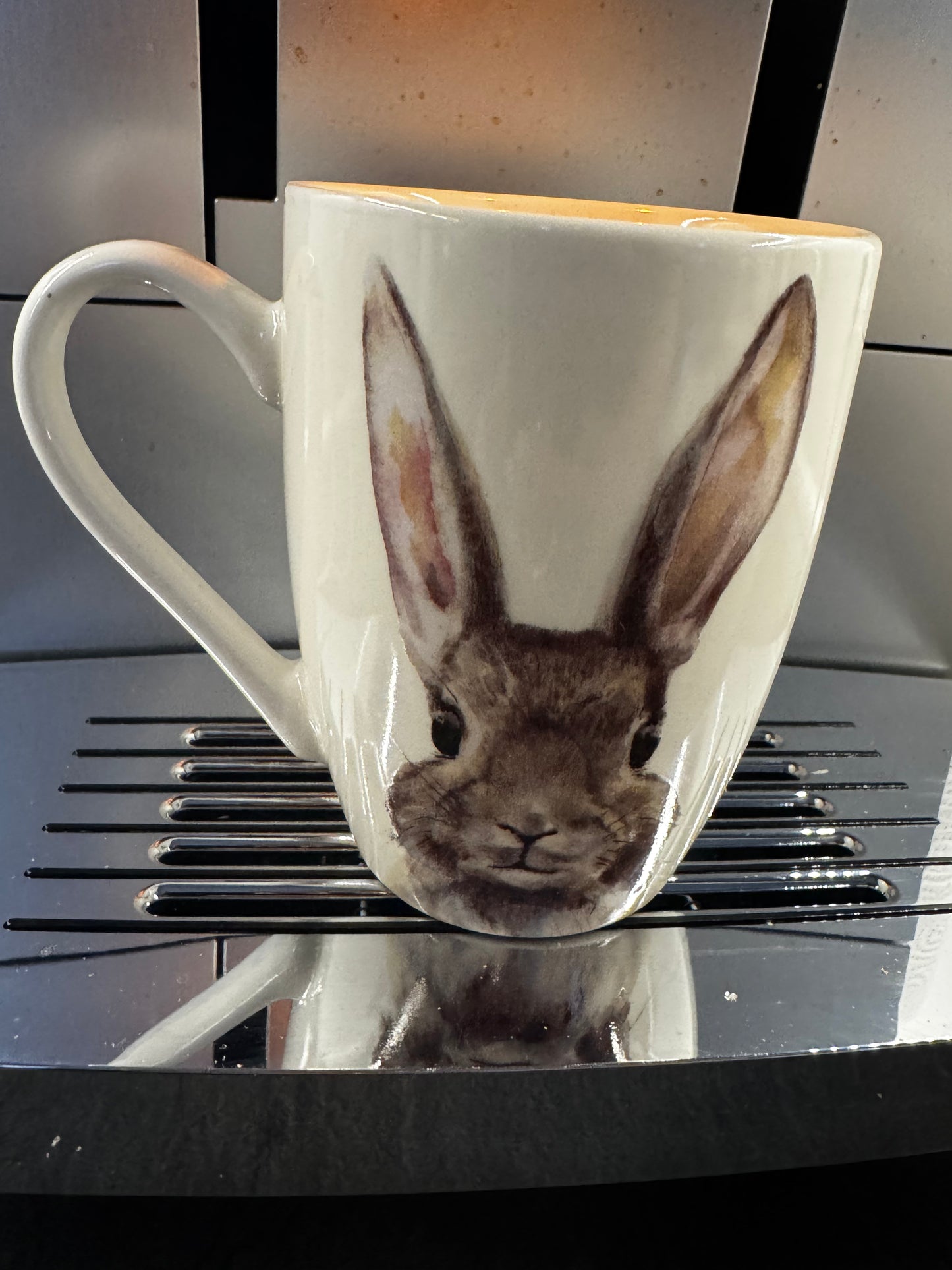 Becher mit Hasenmotiv aus Porzelan 340 ml von Wurm