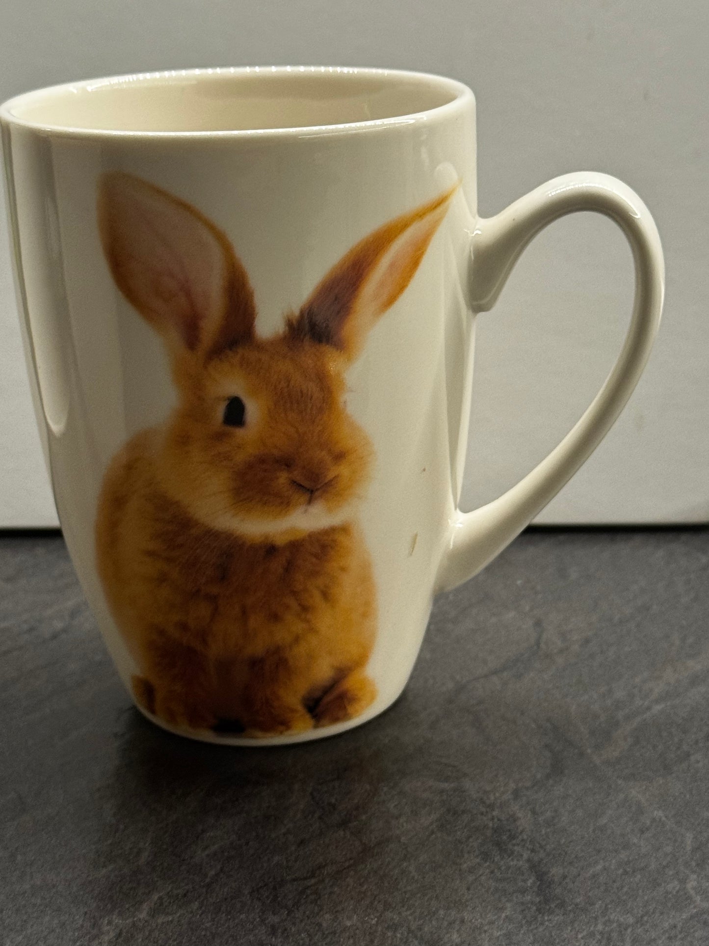 Becher Hasendekor aus Porzelan 340 ml von Wurm