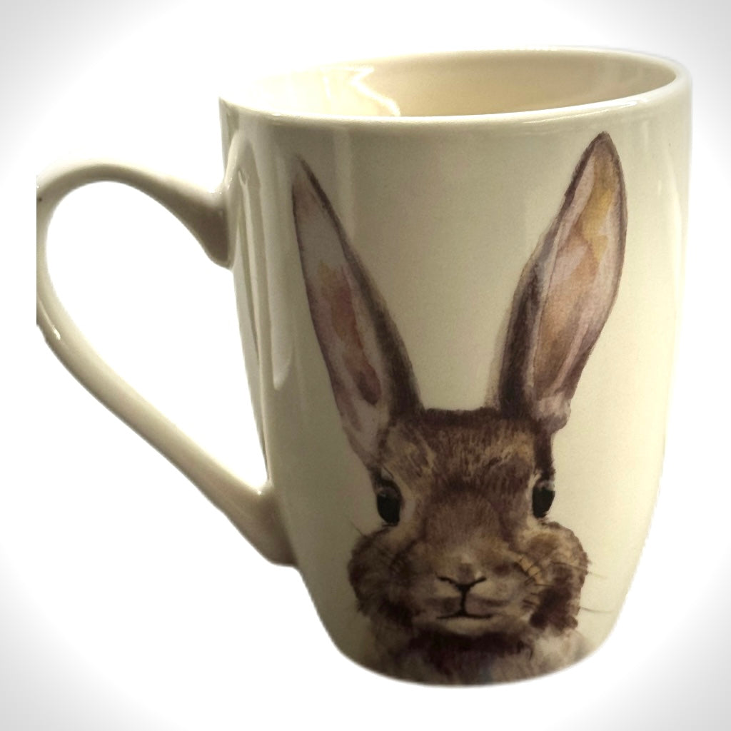 Becher mit Hasenmotiv aus Porzelan 340 ml von Wurm