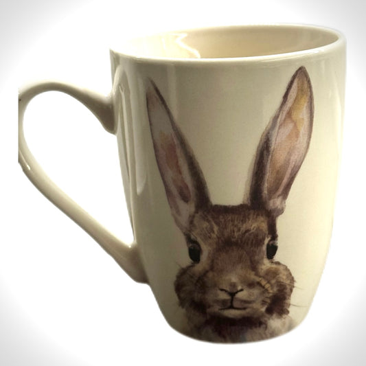 Becher mit Hasenmotiv aus Porzelan 340 ml von Wurm