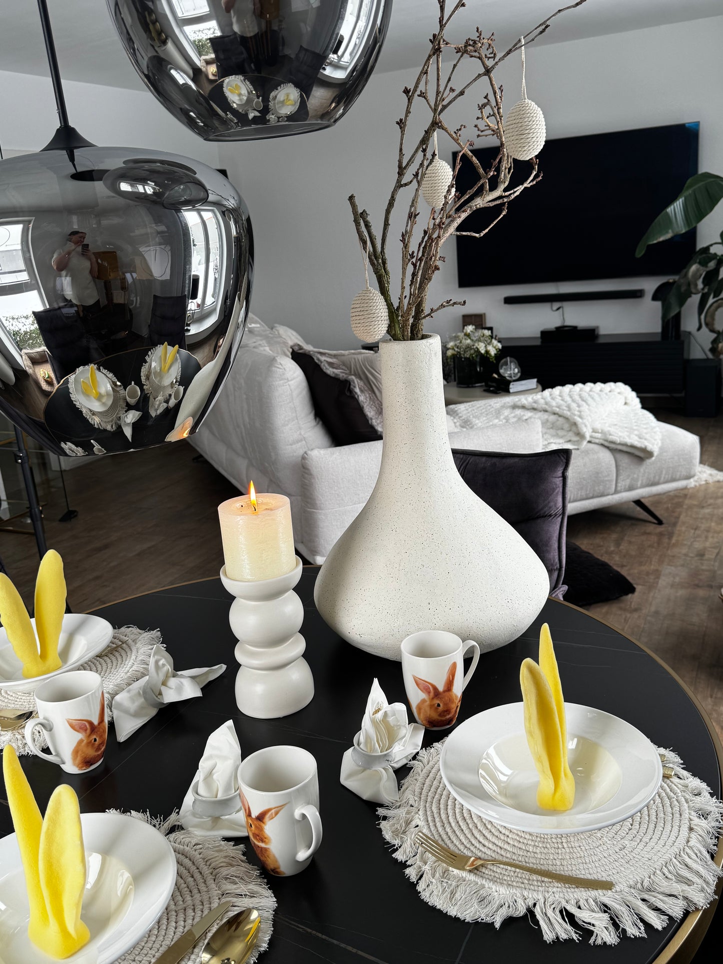 Hasenohren  der fröhliche Osterakzent in Gelb 19 cm von Wurm