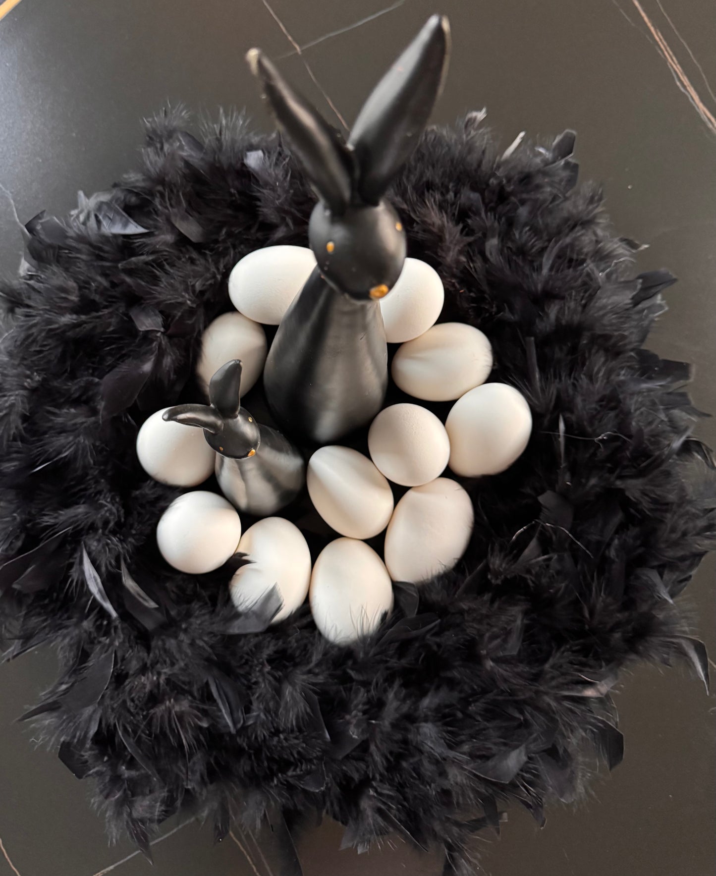 Gänseeier Naturweiß groß 12 Stück