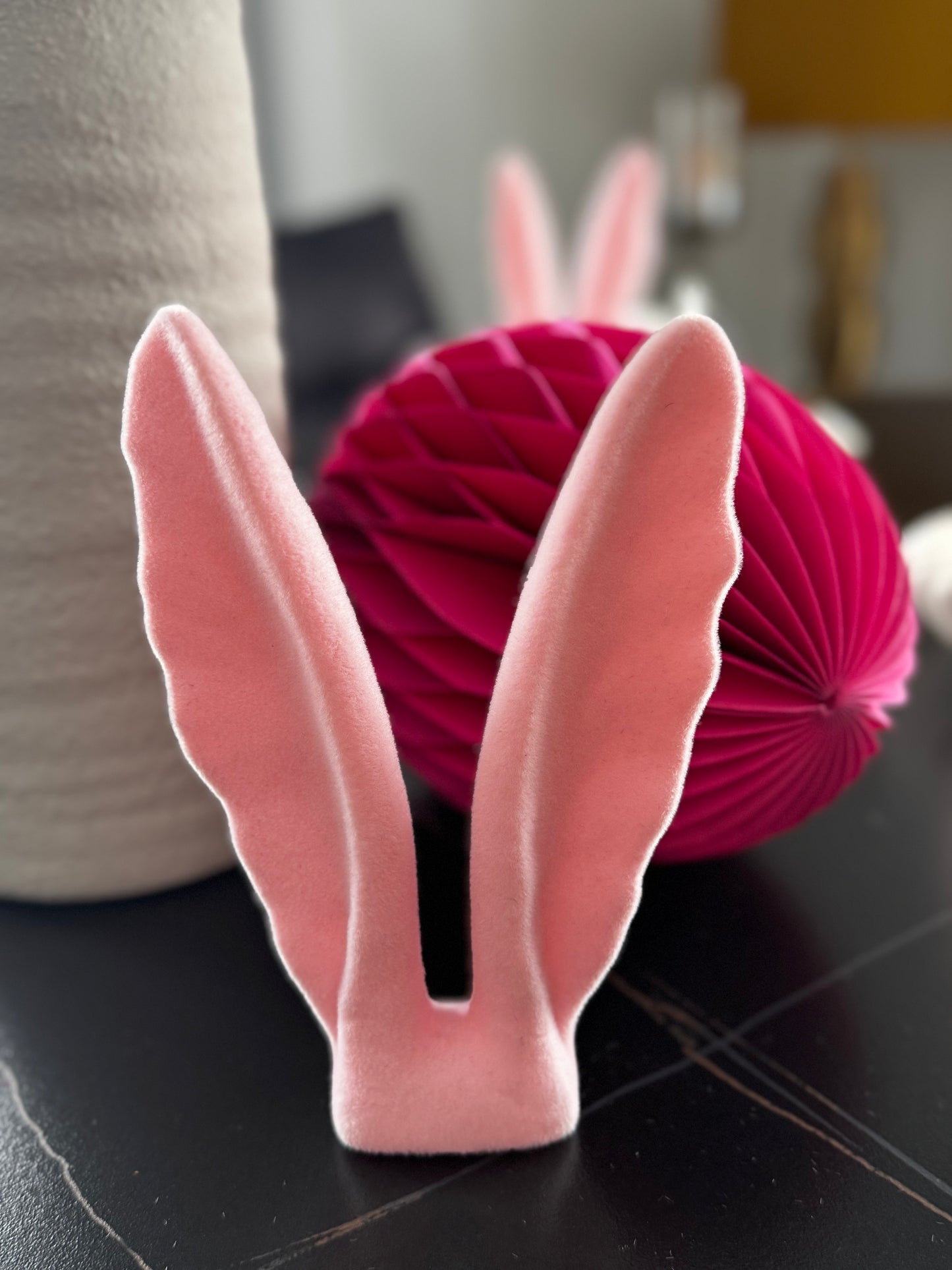 Hasenohren  der fröhliche Osterakzent in Rosa 19 cm von Wurm