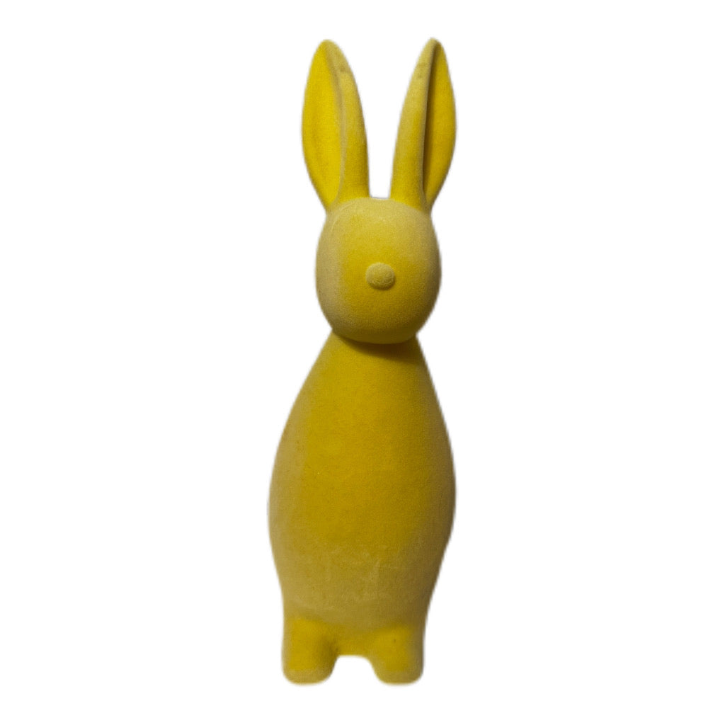 Osterhase "Nils" beflockt in Gelb 47 cm