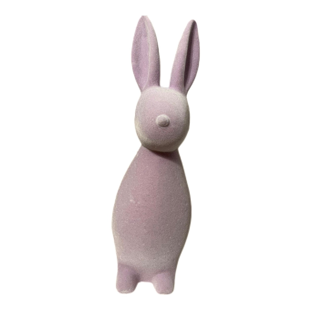 Osterhase "Nils" beflockt in Lavendel 47 cm