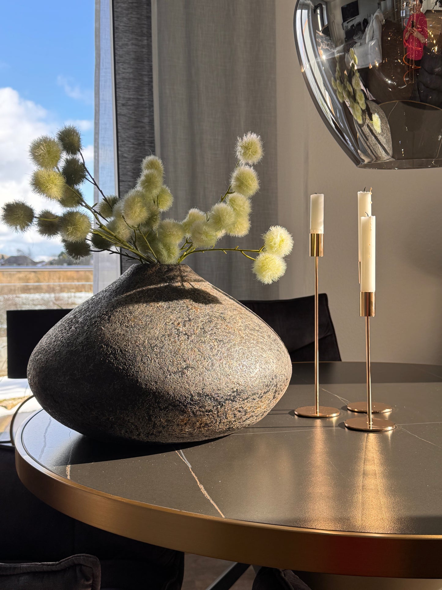 Kerzenständer  3 Set  Roségold von Homexclusive