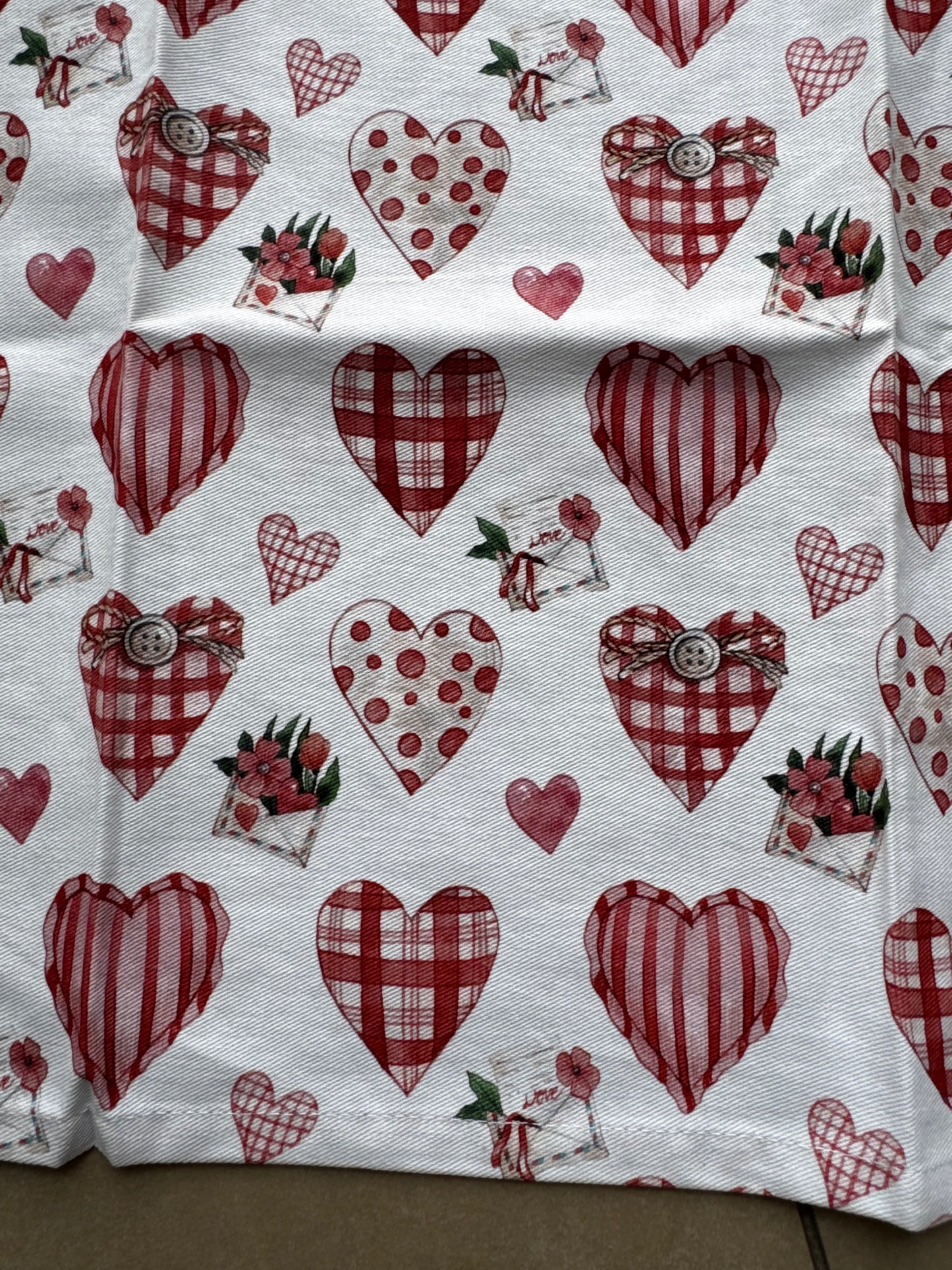 Geschirrtuch " Lovely Hearts" von Ambiente  50 x 70 cm