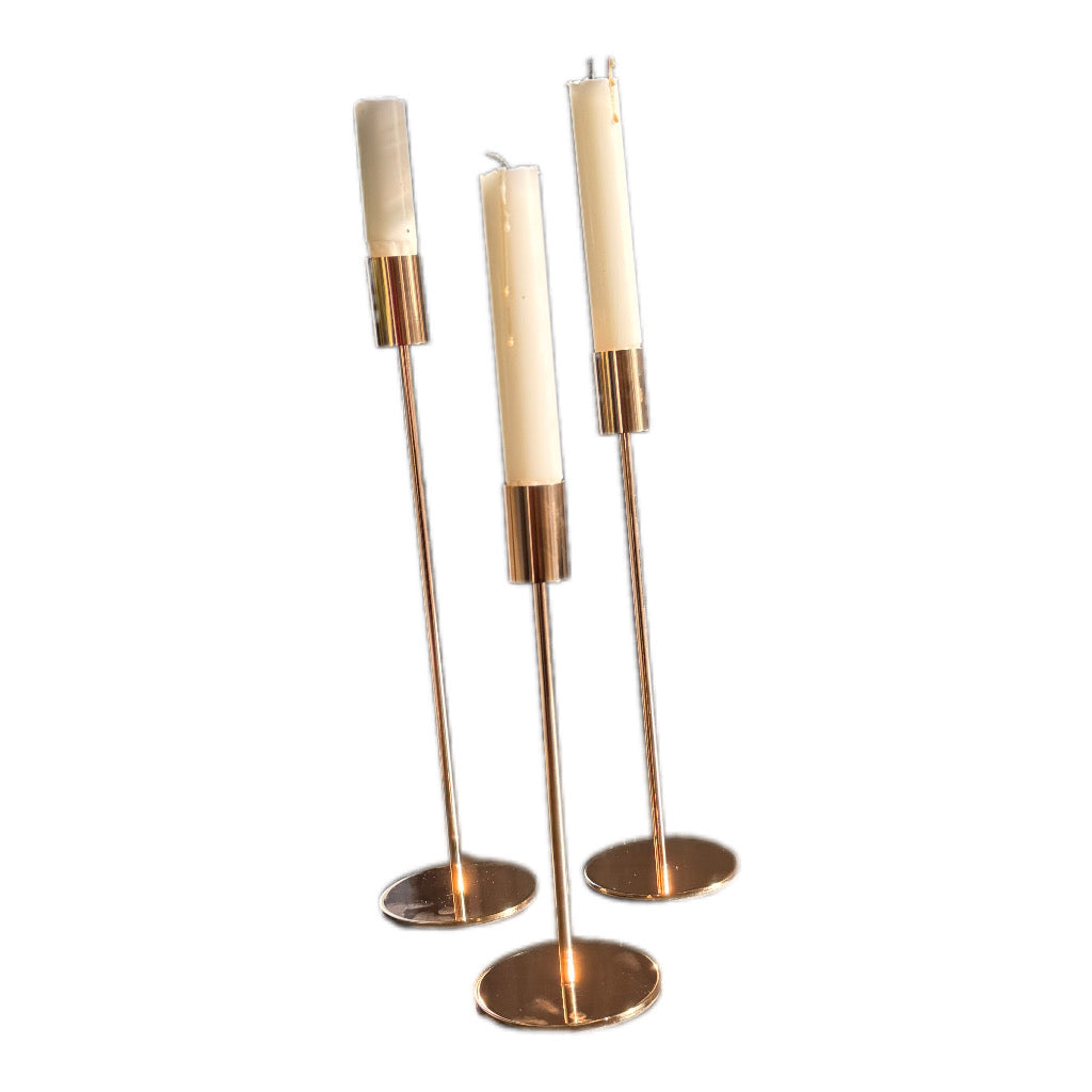 Kerzenständer  3 Set  Roségold von Homexclusive