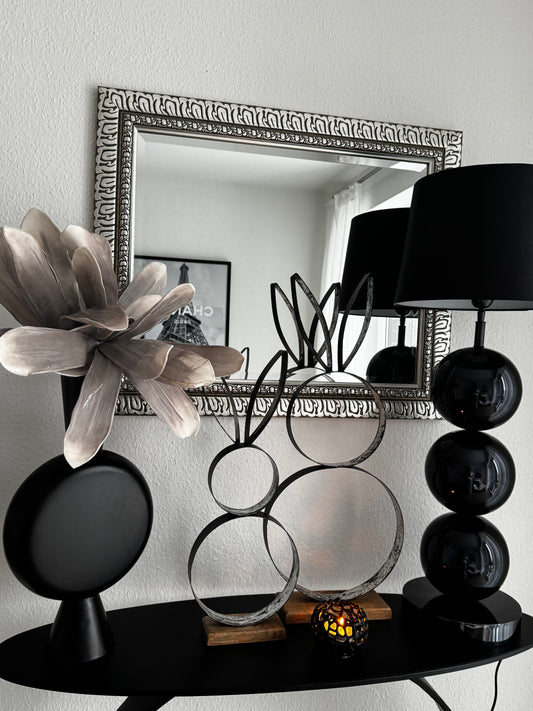 Metall-Hase Jimmi  in Schwarz 74 cm von Willeke