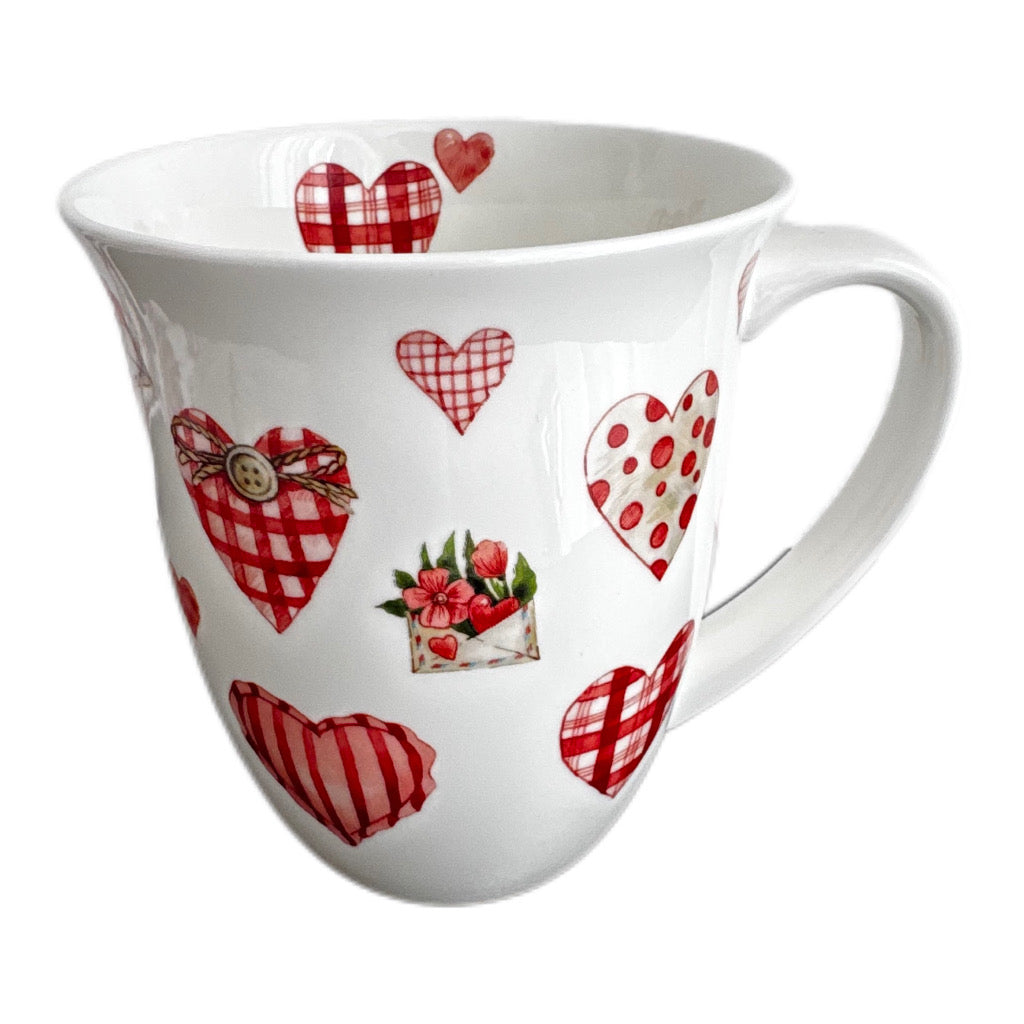 Becher "Lovely hearts" von Ambiente 400 ml