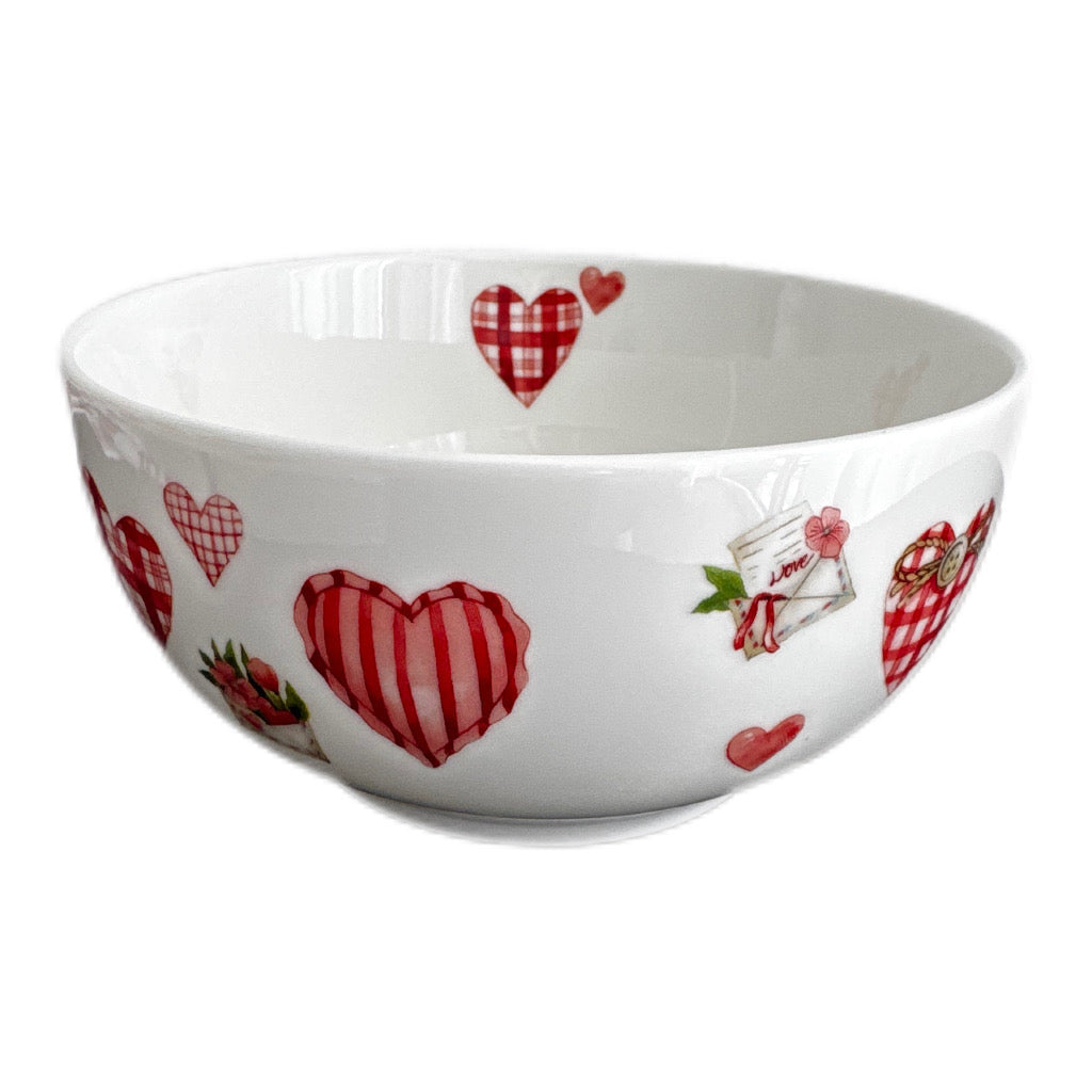 Schale / Bowl "Lovely hearts" von Ambiente 400 ml