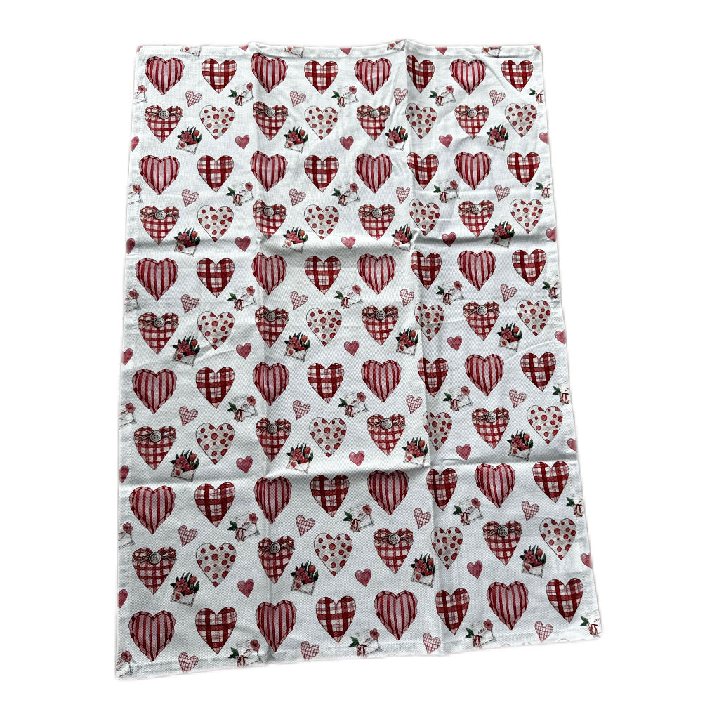 Geschirrtuch " Lovely Hearts" von Ambiente  50 x 70 cm