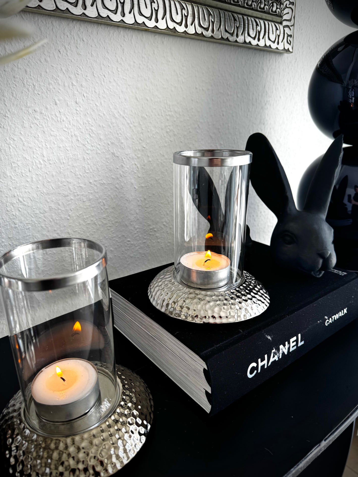 Windlicht  in Silber von Exner