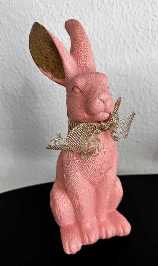 Deko Hase " Helen" in zartem Rosé 28 cm von Countryfield