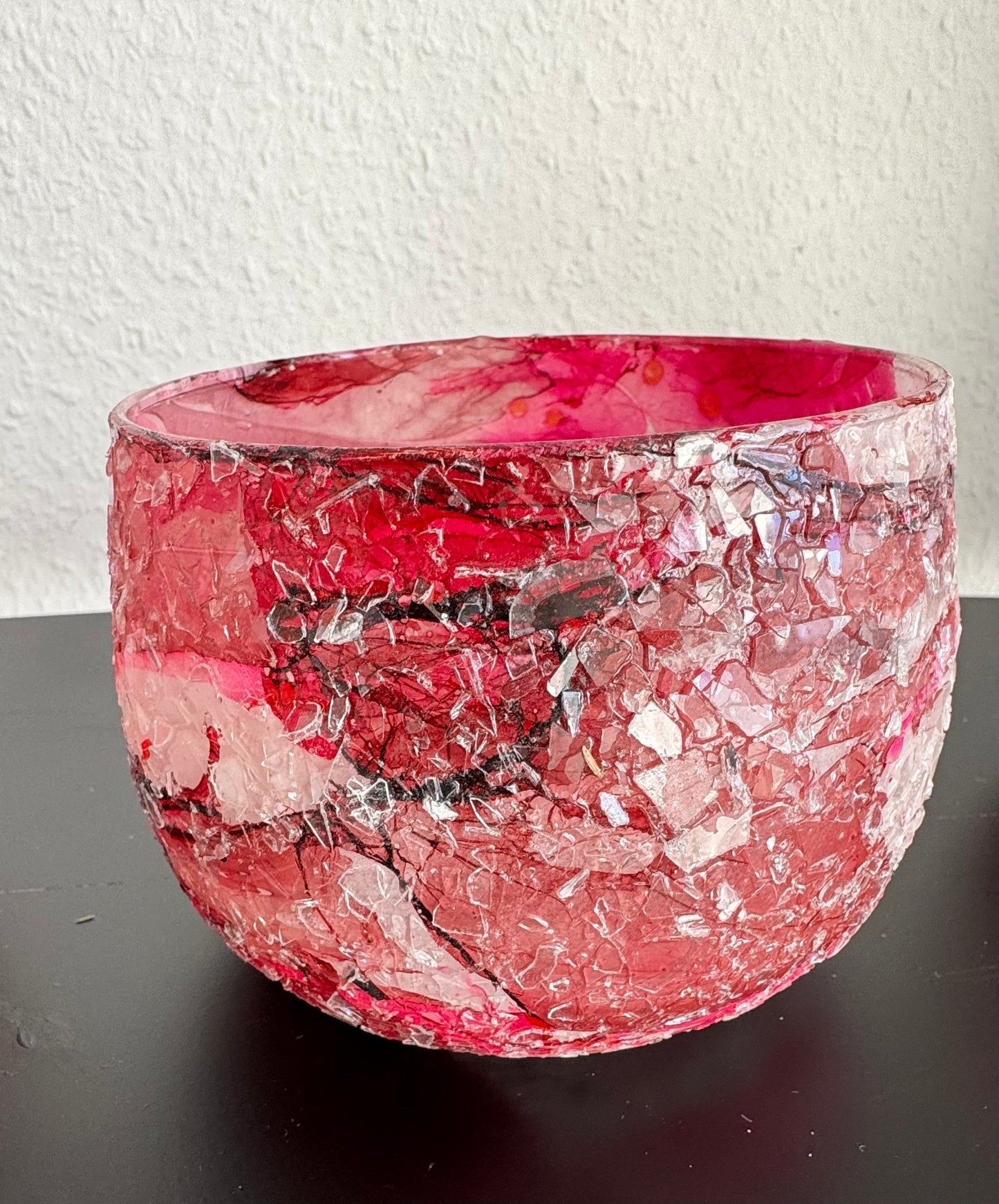 Glaswindlicht mosaic fuchsia  4er Set von Colmore