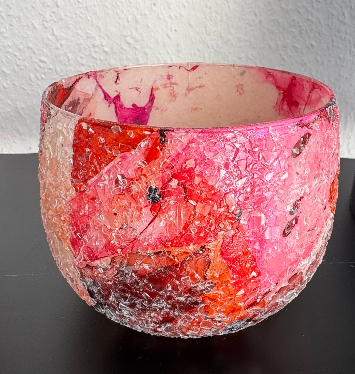 Glaswindlicht mosaic fuchsia  4er Set von Colmore