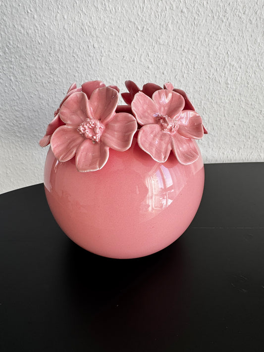 Blumenvase "Jolie" in Rosa von Luimes & Luimes 16 cm
