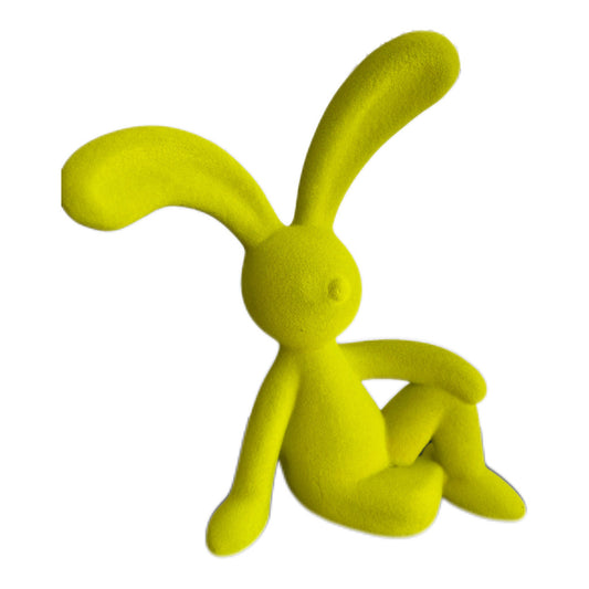 Deko Hase "Toni"  in Neon-Grün 38 cm von Willeke