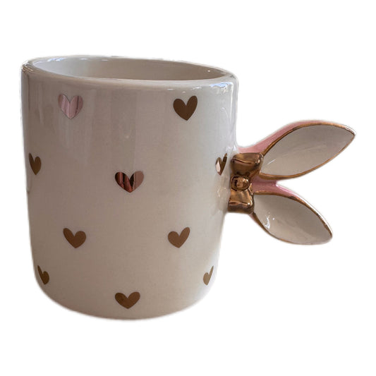 Becher mit Hasenohren 300 ml von Clayre & Eef