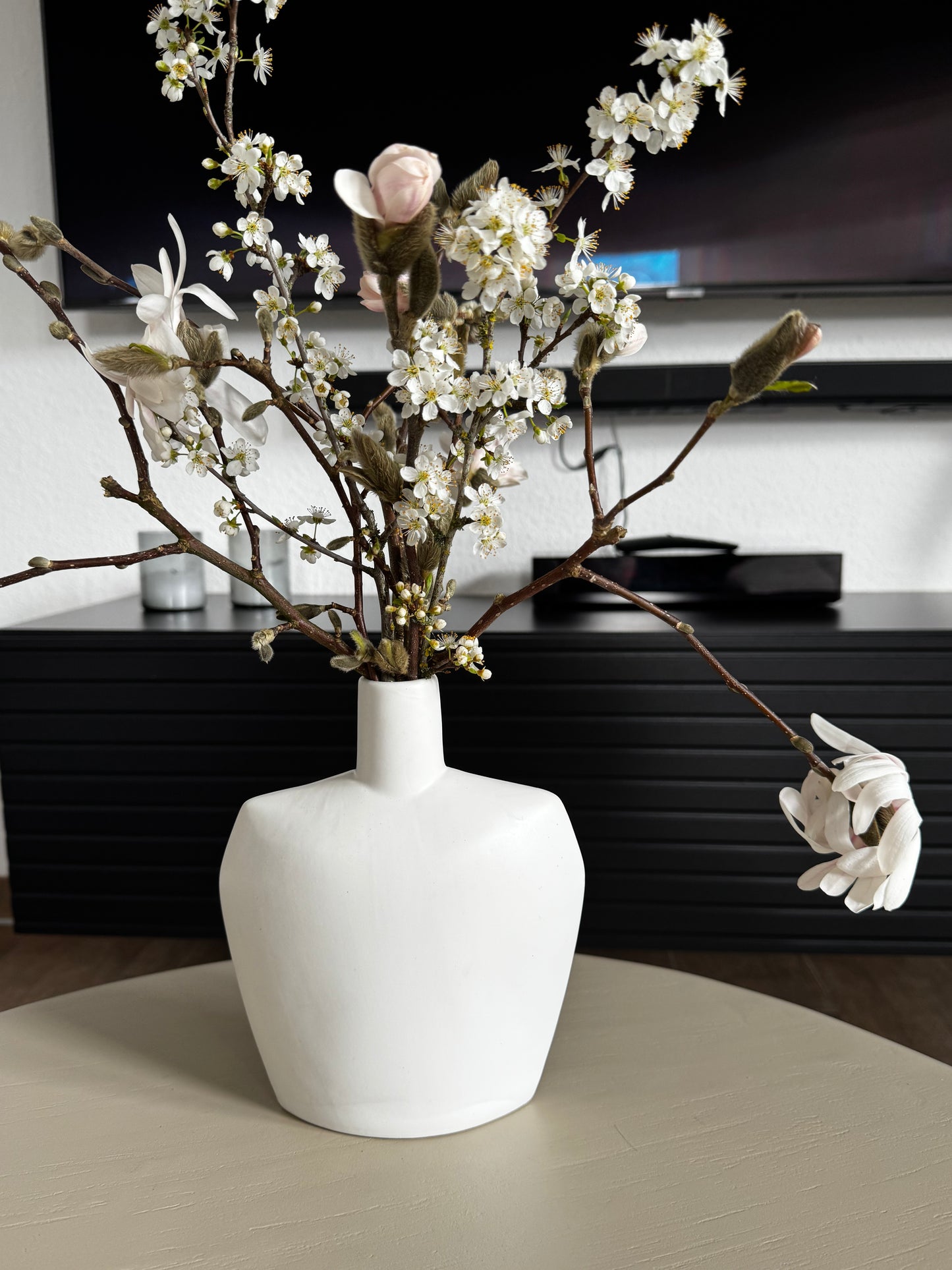 Dekorative Keramikvase in modernne Design 2 Wahl 20 cm