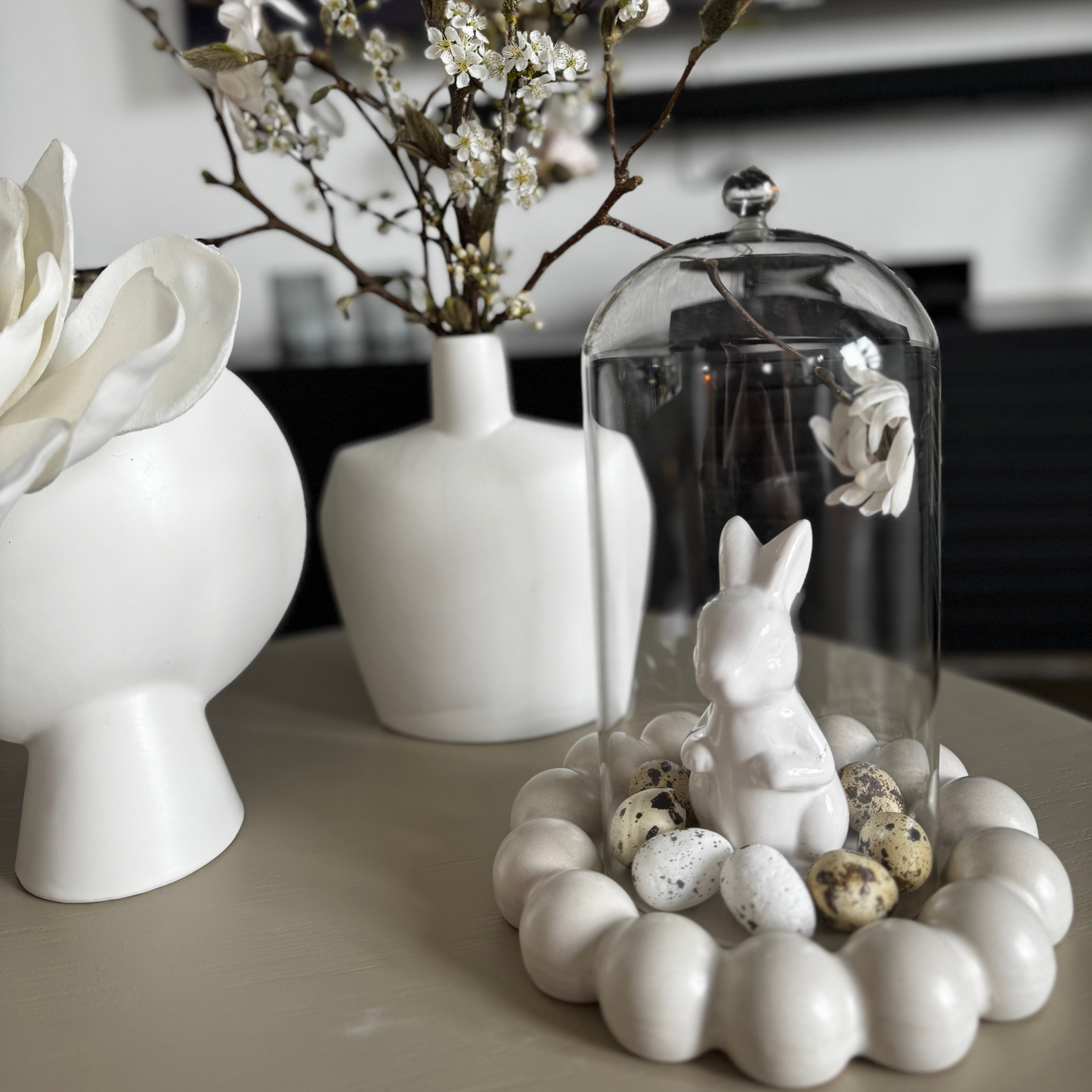 Dekorative Keramikvase in modernne Design 2 Wahl 20 cm