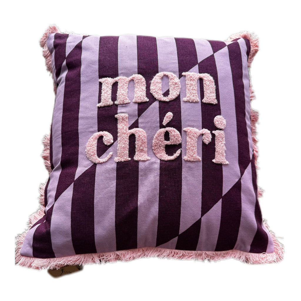 Deko Kissen "Mon Chéri" 45x45 cm von Dutch Decor