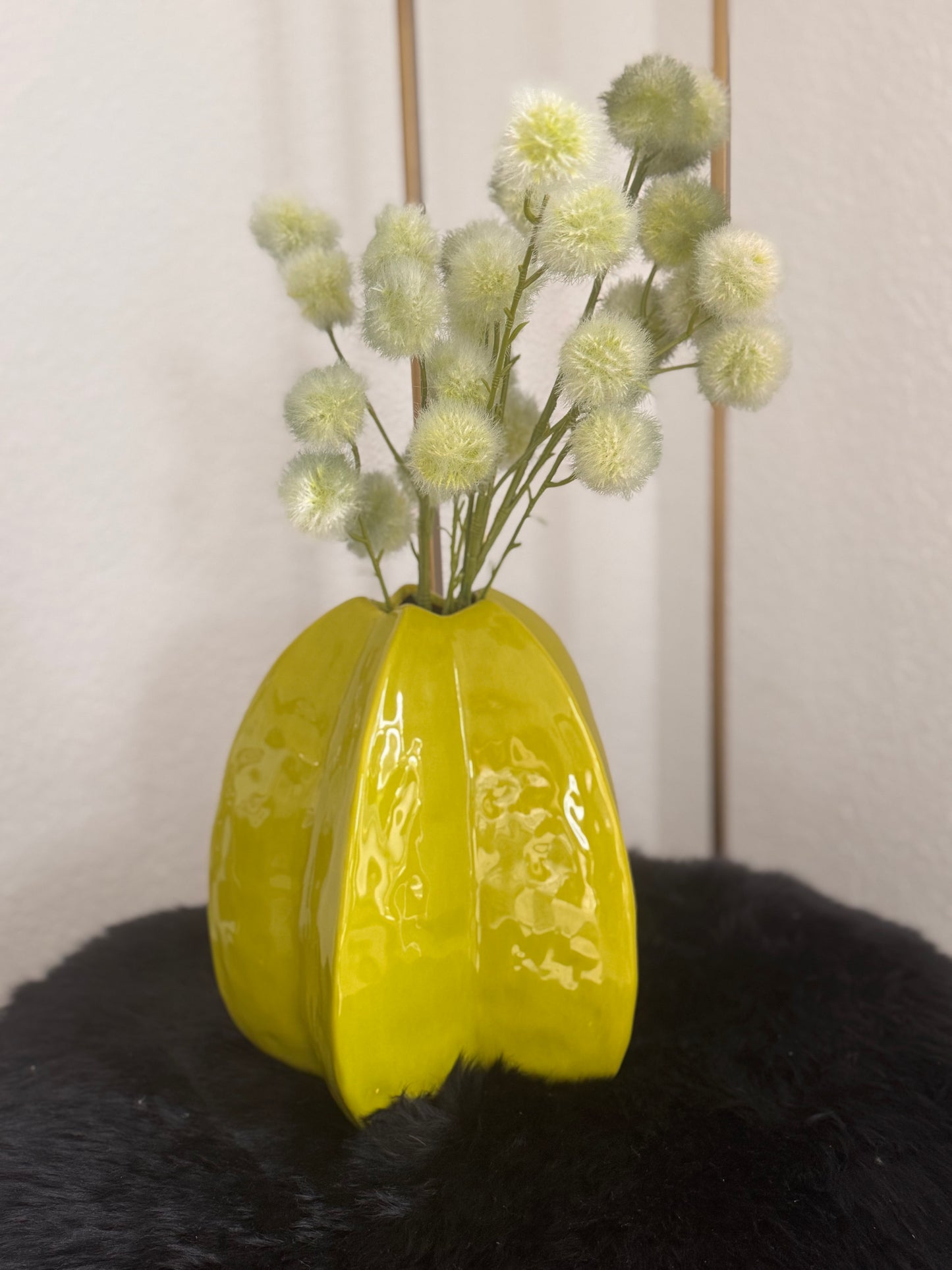 Blumenvase Sternfrucht grün XL von Countryfield