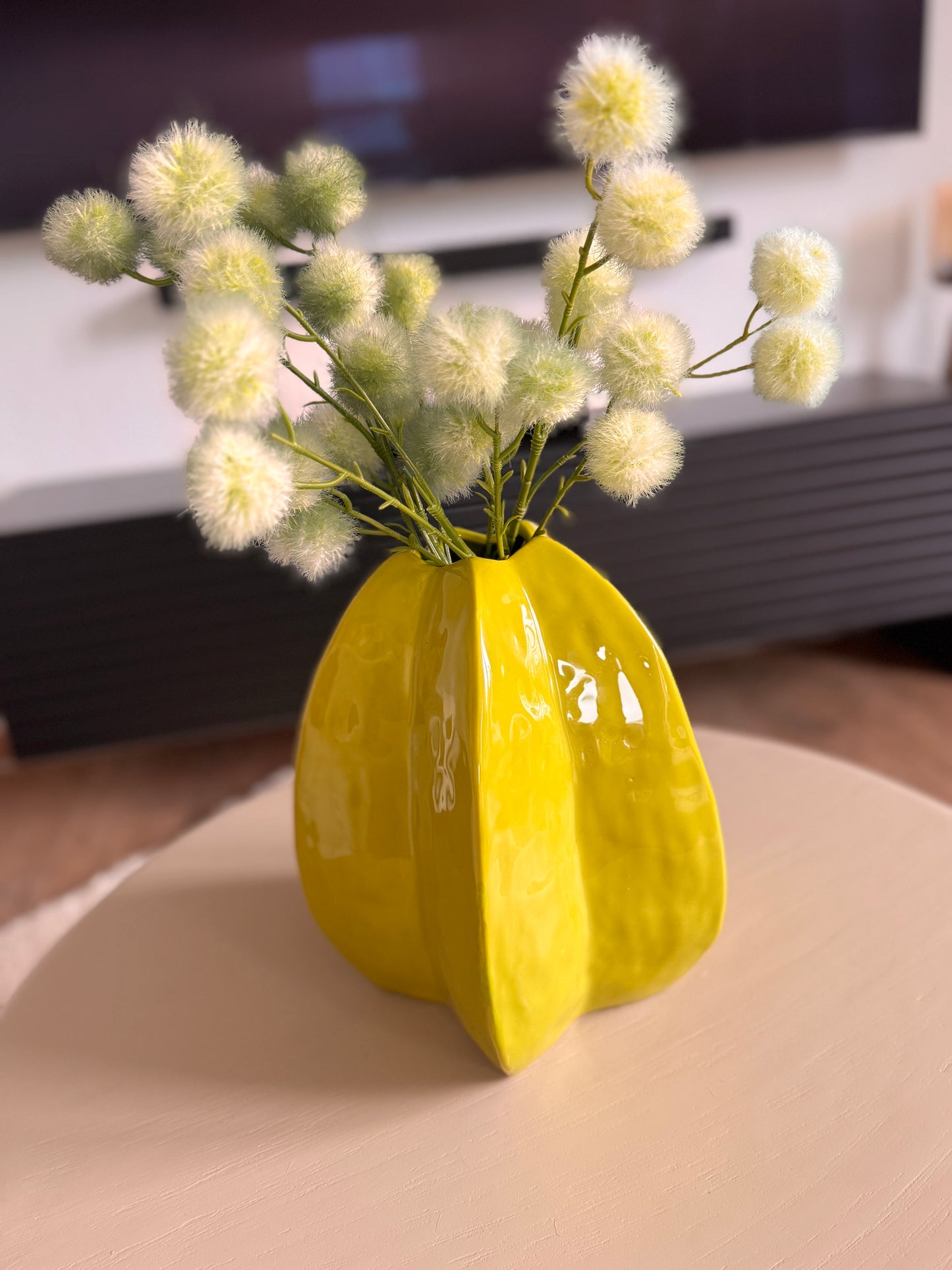 Blumenvase Sternfrucht grün XL von Countryfield