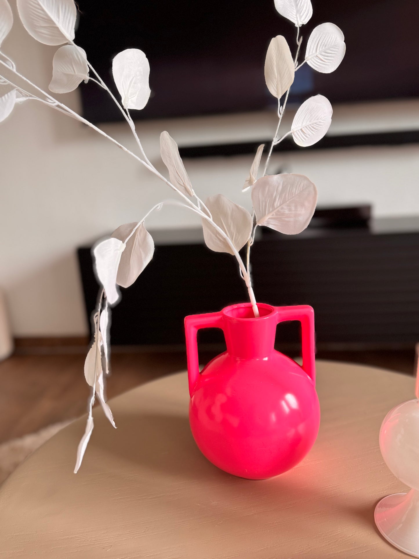 Blumenvase pink Kettlebell von Housevitamin