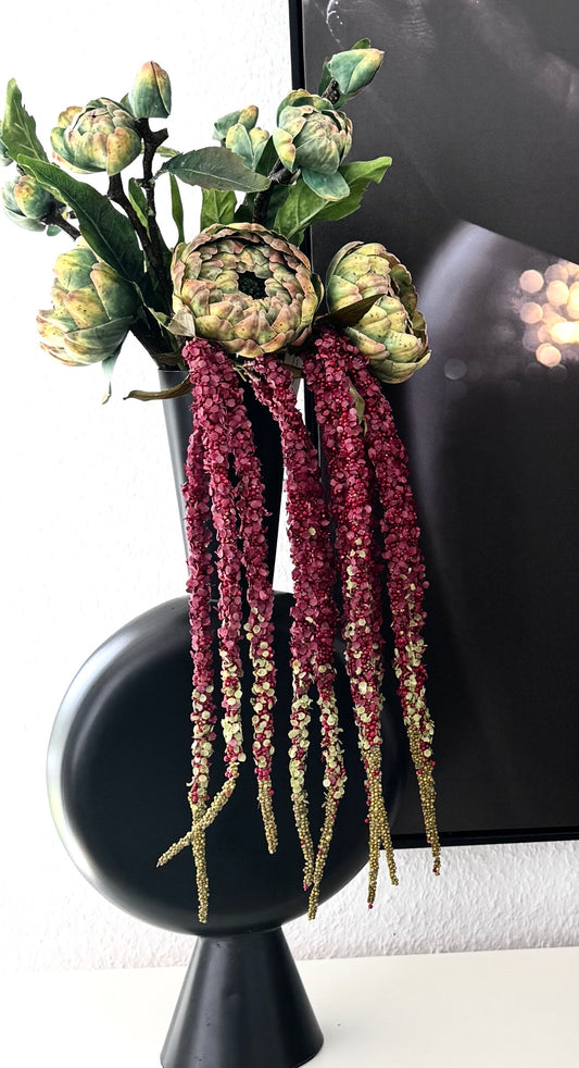 Künstlicher Amaranthus in Burgund 97 cm - Edle Deko- Kunstblume