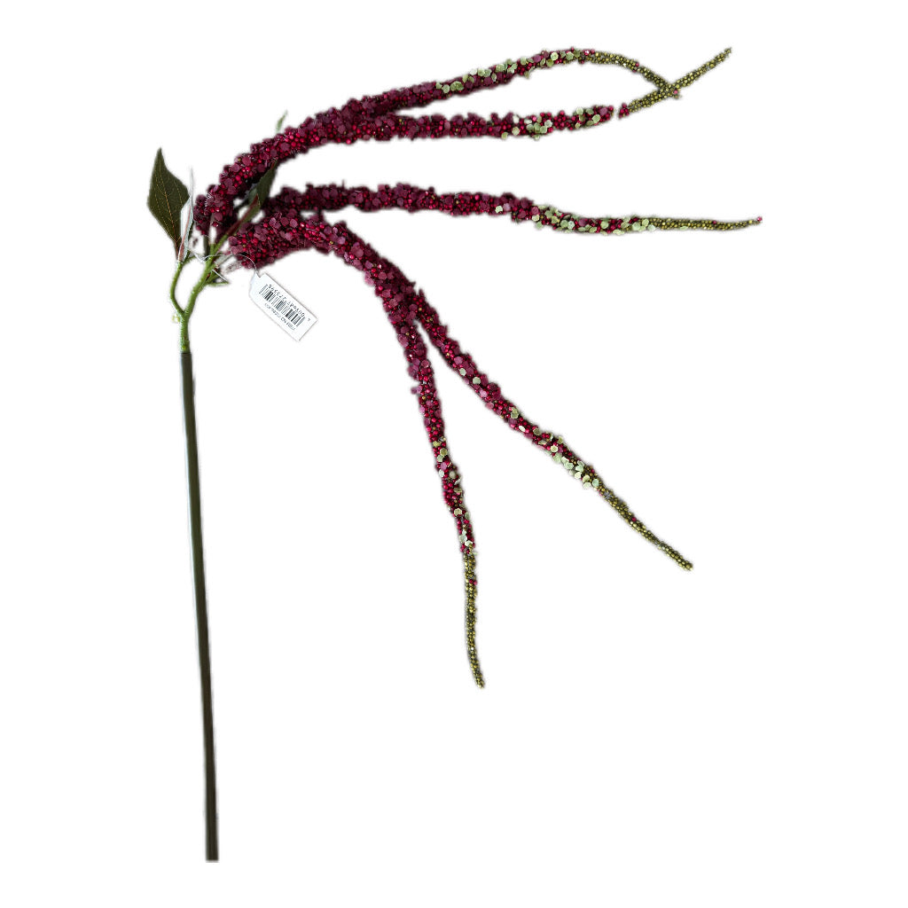 Künstlicher Amaranthus in Burgund 97 cm - Edle Deko- Kunstblume