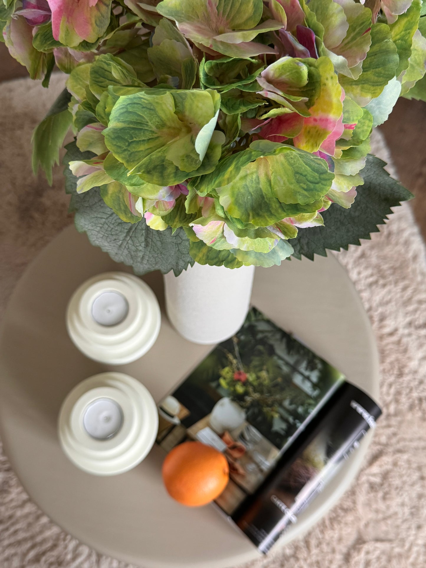 Kerzenhalter  Saluzzo  Cream matt von Light & LIving