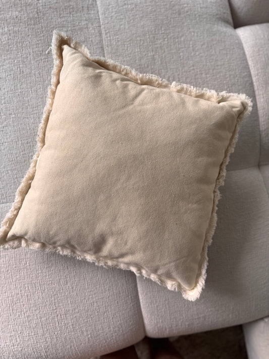 Wohnkissen "Cussin"  Beige / Creme 45 x 45 cm von Exner