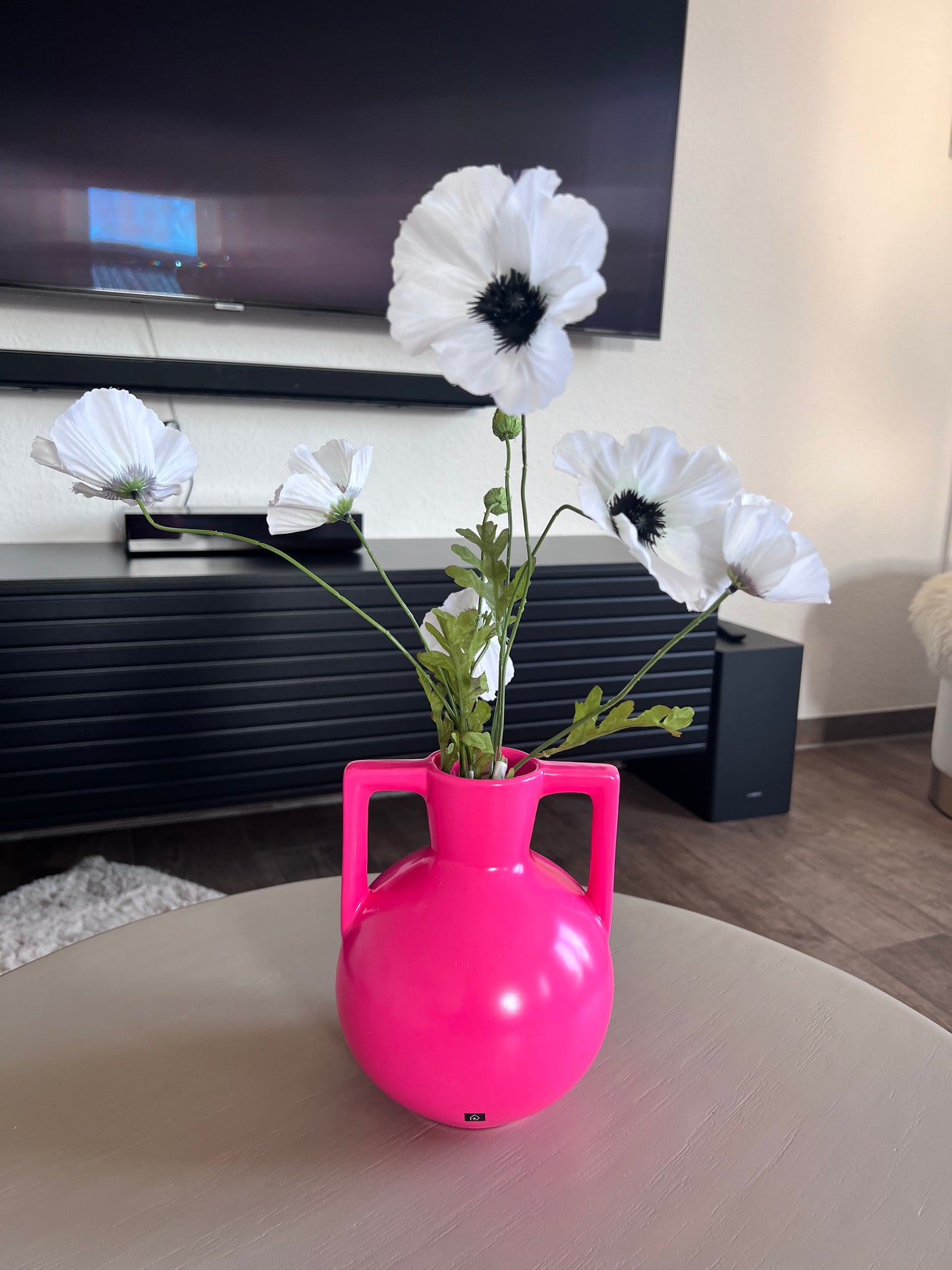Blumenvase pink Kettlebell von Housevitamin