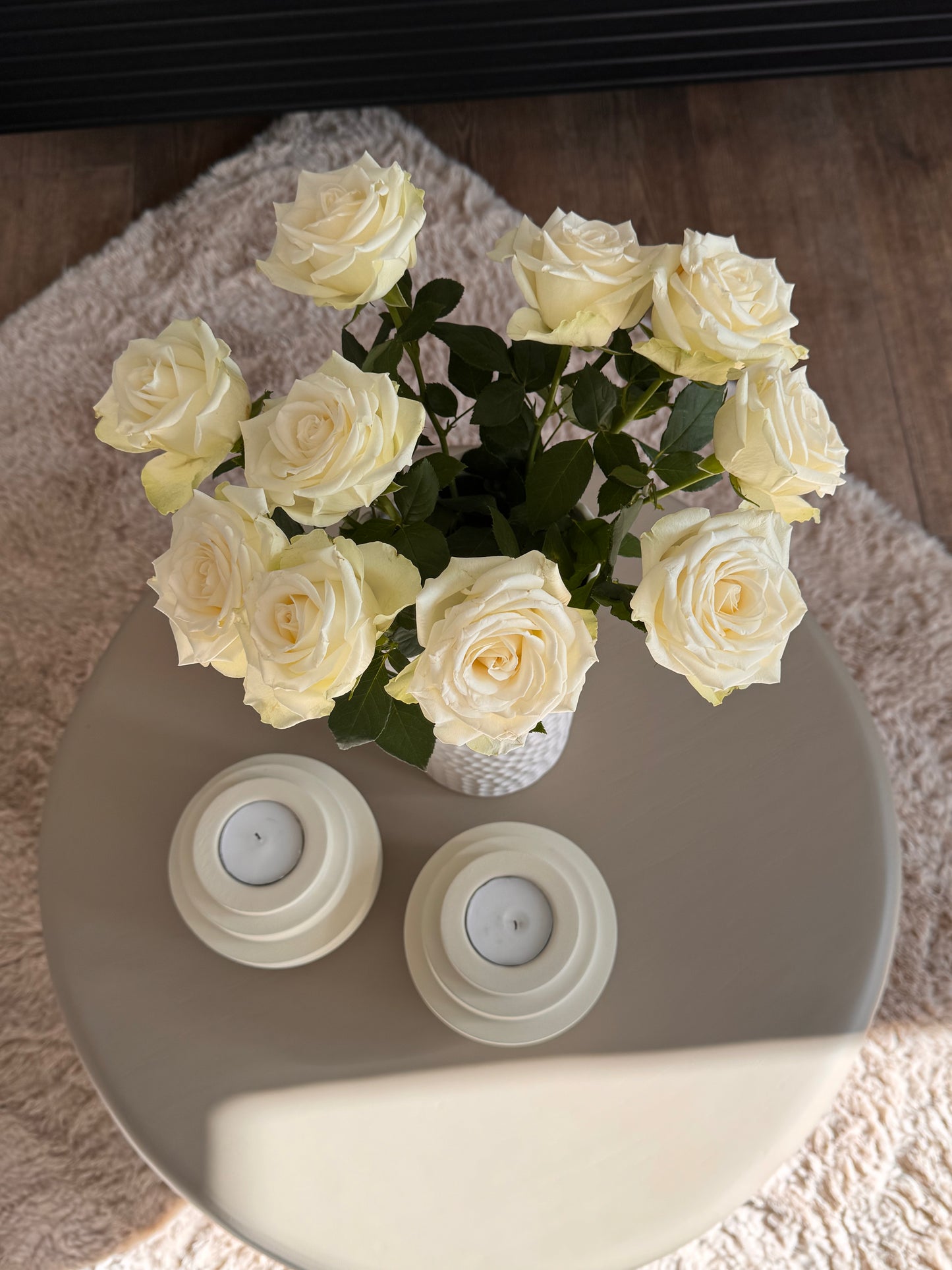 Kerzenhalter  Saluzzo  Cream matt von Light & LIving