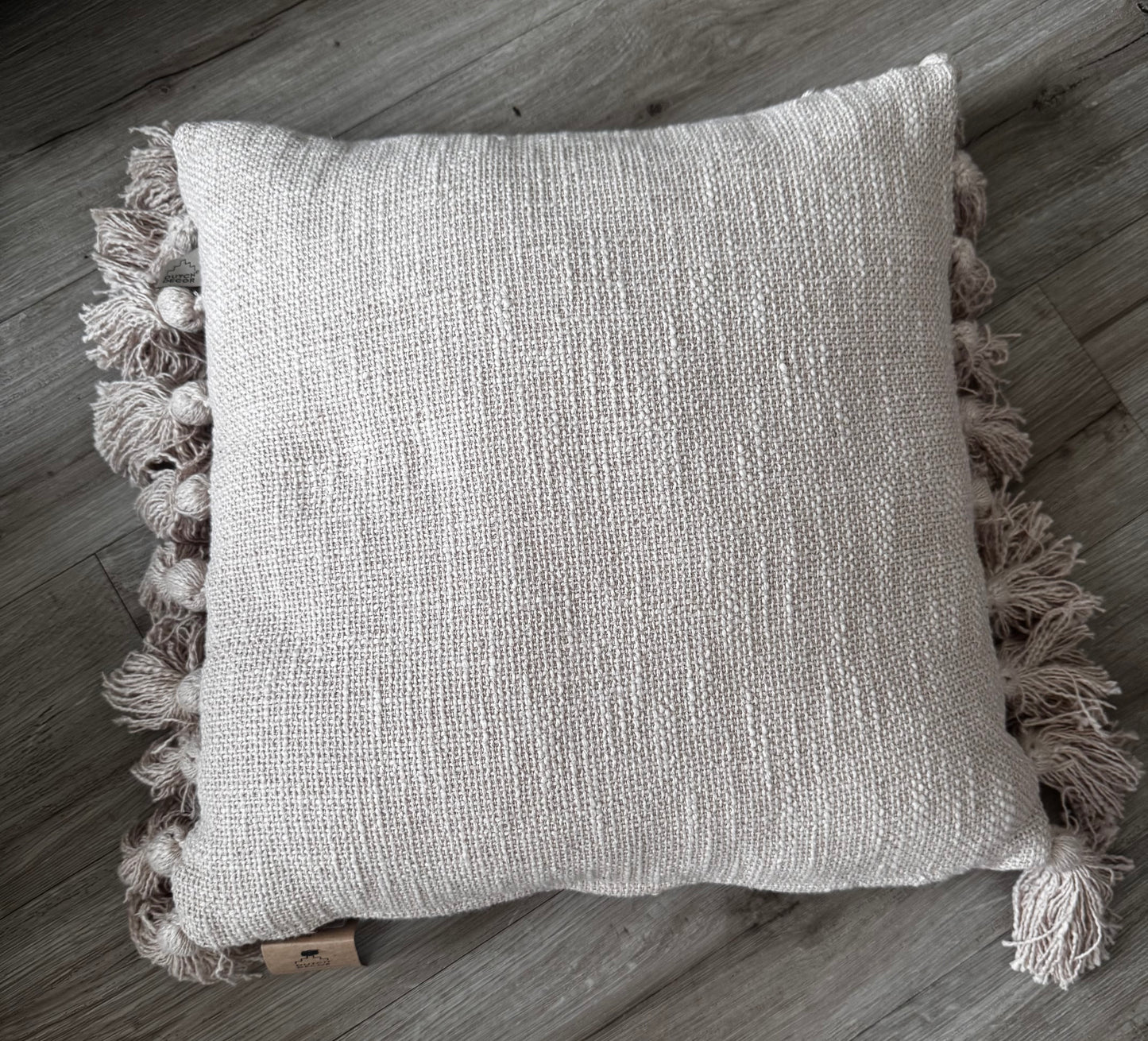 Boho-Kissen in Beige 45x45 cm Dutch Decor