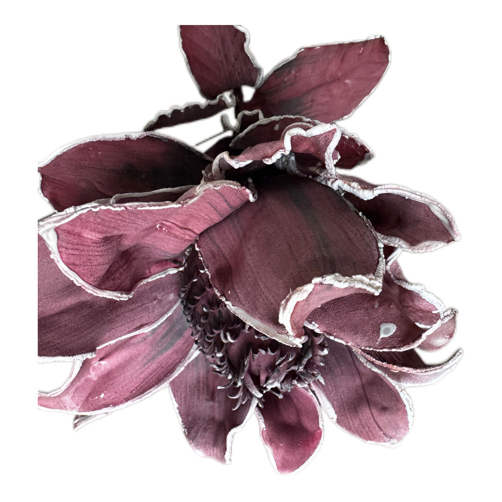 Edle Kunstblume in Bordeaux Luimes & Luimes 85 cm