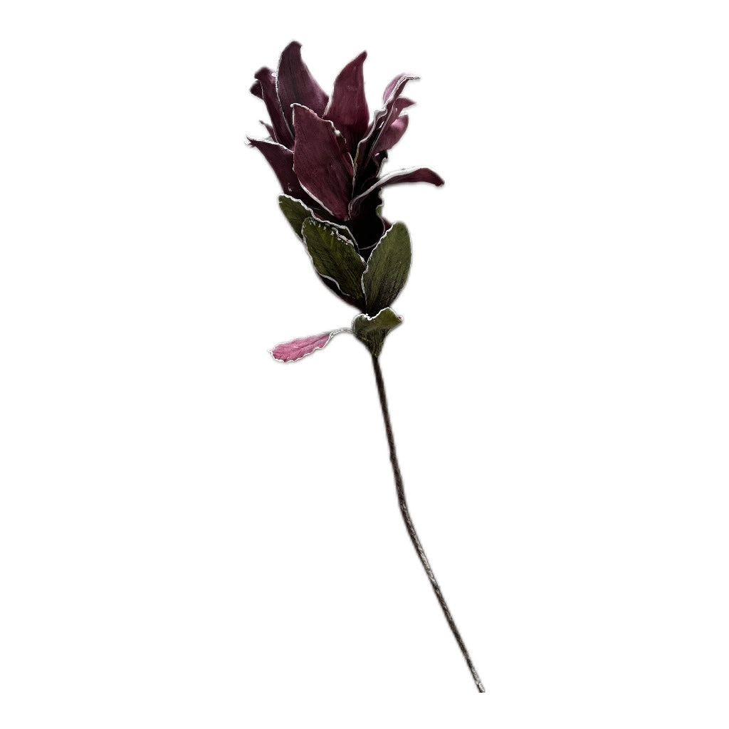 Edle Kunstblume in Bordeaux Luimes & Luimes 85 cm