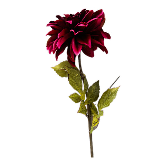 Kunstblume Dahlie Bordeaux  75 cm