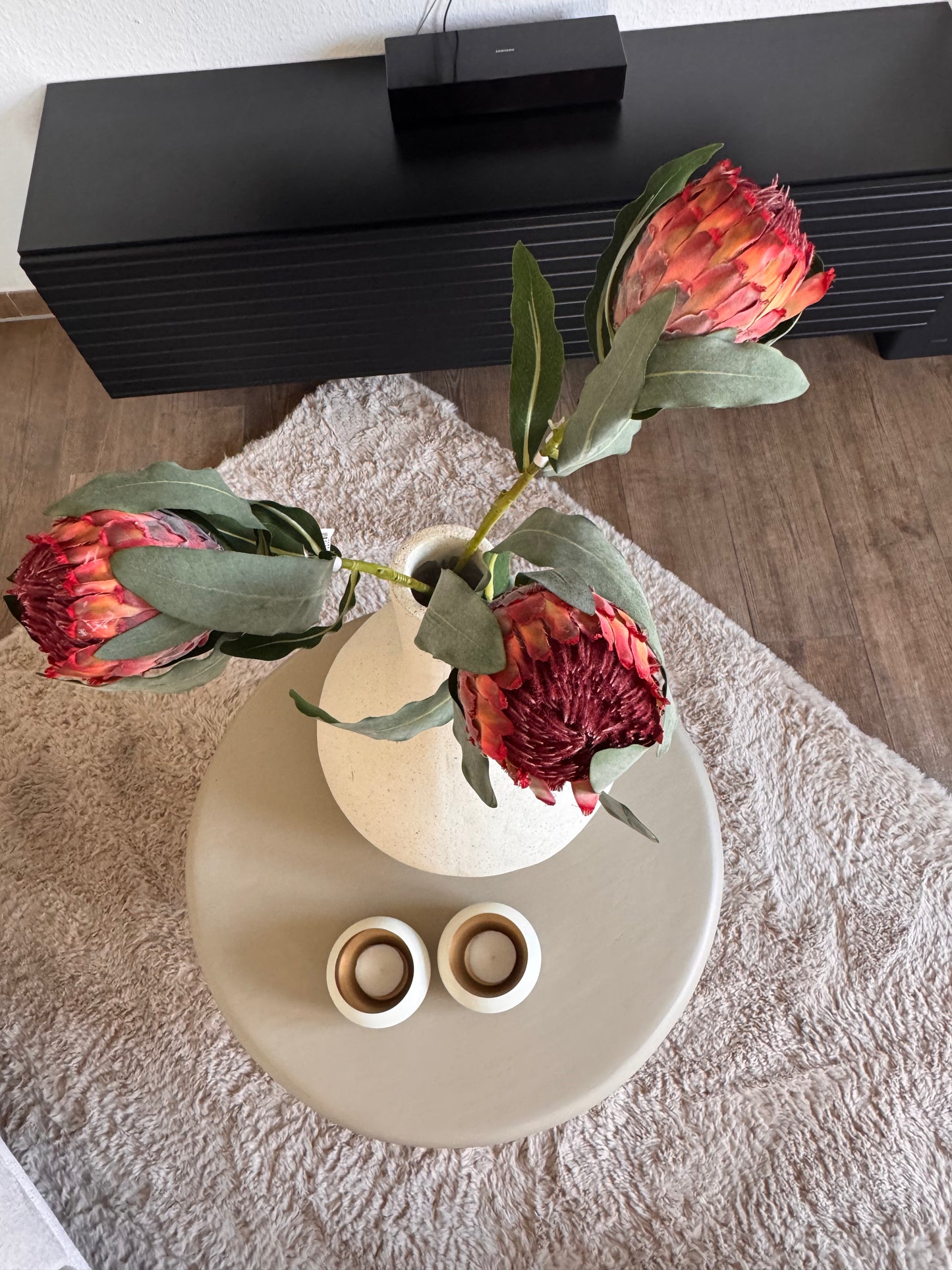 Künsticher  Queen Protea Stem Zweig -Langlebiger Zweig