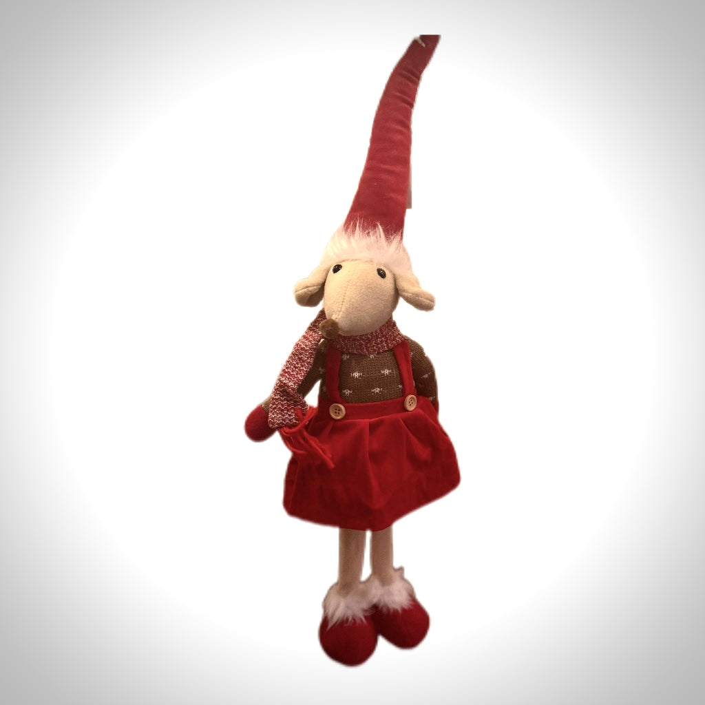 Zauberhafte Wintermaus von Wurm ca 58 cm