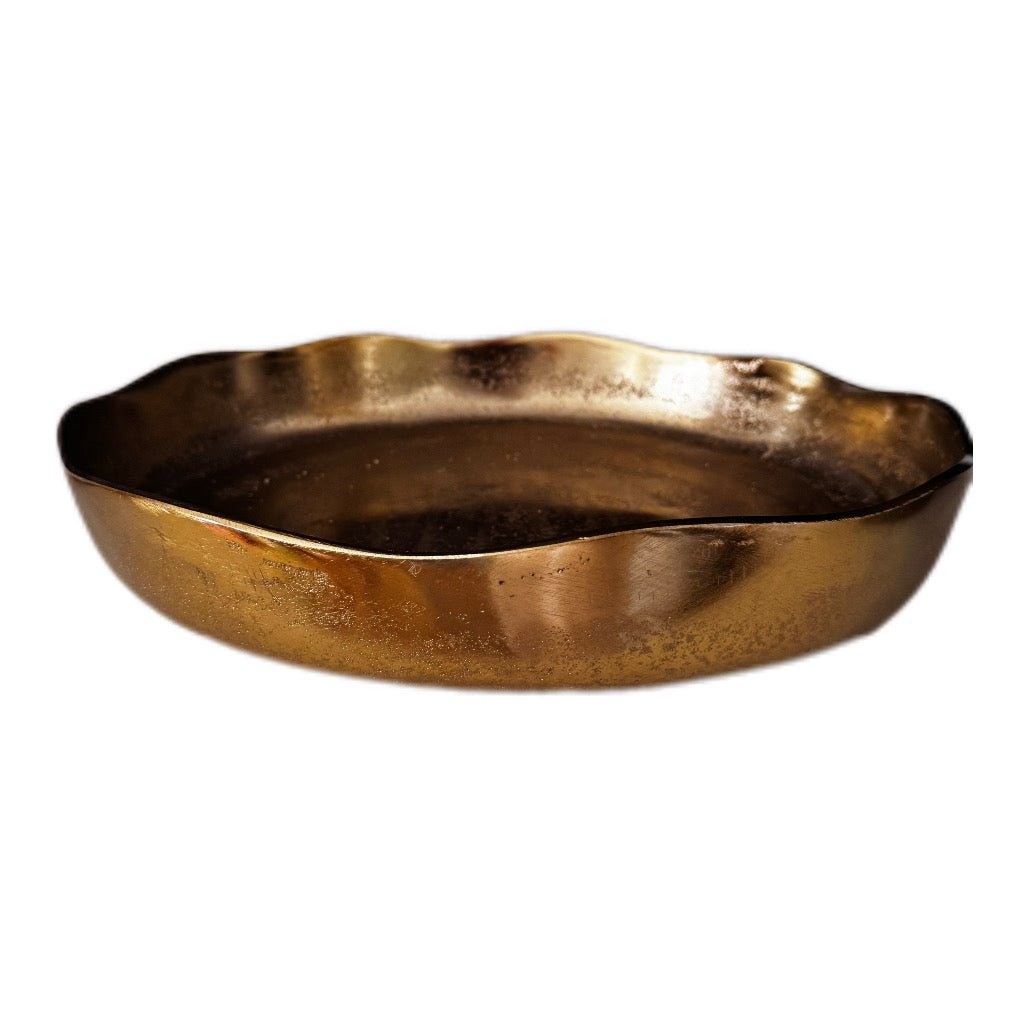 Countryfield Schale Emina S Metall Gold Ø 38 cm - JP Lifestyle & More