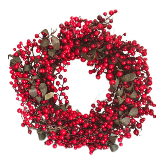 Dekokranz Rote Beeren 40 cm by Moos - JP Lifestyle & More