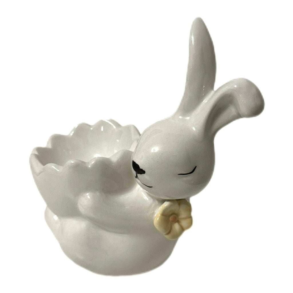 Eierbecher "Träumender Hase" 11 cm von Clayre & Eef - JP Lifestyle & More