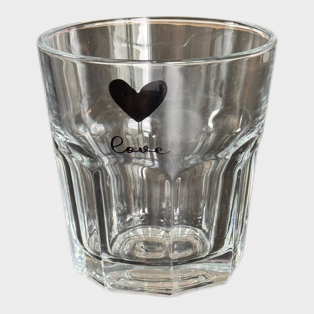 Glasgefäß Love von Clayre & Eef 200 ml - JP Lifestyle & More