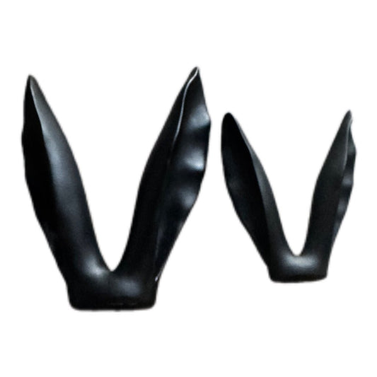 Hasenohren Stecker in Schwarz von Exner 12 cm - JP Lifestyle & More
